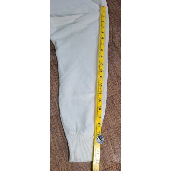 Vintage 70's Gemini Collection Womens LG Knit Sweater Ivory Crew Dolman Sleeve - Picture 7 of 9